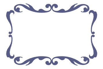ビンテージ、アンティークな装飾フレーム。ベクター素材