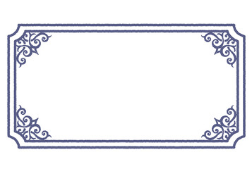 ビンテージ、アンティークな装飾フレーム。ベクター素材