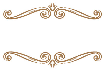ビンテージ、アンティークな装飾フレーム。ベクター素材