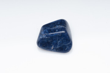 Natural sodalite on white background