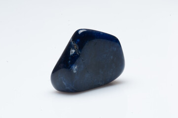 Natural sodalite on white background