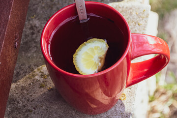 tea with lemon