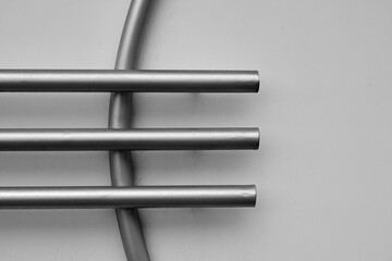 Metal door background texture stripes