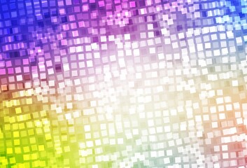 Light Multicolor vector layout with lines, rectangles.