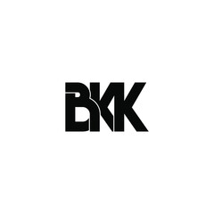 bkk letter original monogram logo design