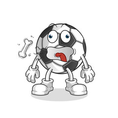 ball burp mascot. cartoon vector