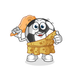 ball ancient cartoon. cartoon mascot vector