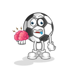 ball no brain vector. cartoon character