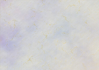和紙風背景素材　金色の雲竜柄　水彩風背景色（青紫色）