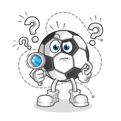 ball searching illustration. character vector