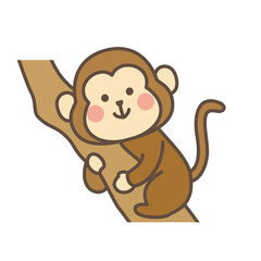 さる　可愛いイラスト