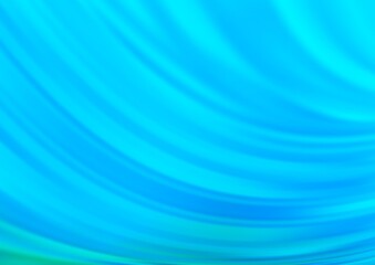 Light BLUE vector background with liquid shapes.