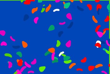 Light Multicolor, Rainbow vector background with abstract forms.