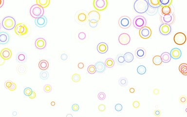 Light Multicolor vector pattern with spheres.
