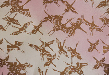 Fototapeta premium 鶴の和柄千代紙