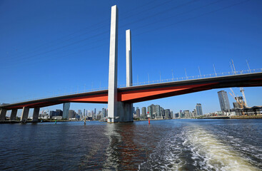 View at Bolte Bridge, Melbourne, Victoria, Australia