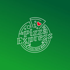 Pizza Express Delivery Service - vector