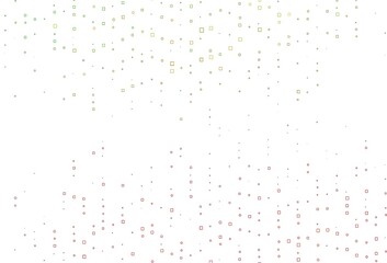 Light Green, Red vector texture with rectangular style.