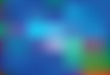 Light Blue, Green vector blurred shine abstract texture.