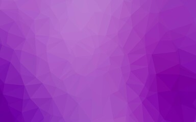 Obraz premium Light Purple vector low poly layout.