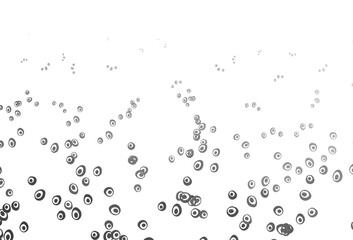 Light Silver, Gray vector texture with disks.