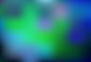 Light BLUE vector blurred shine abstract background.