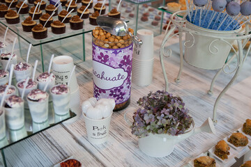 Decoraciones para recepciones o fiestas