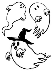 ハロウィン　おばけ