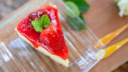 Delicious Strawberry Cheesecake