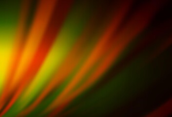 Dark Orange vector abstract blurred background.