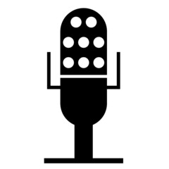 illustration of microphone