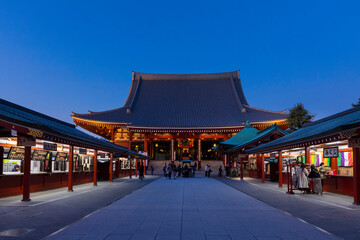 Fototapeta premium 浅草寺 夜景