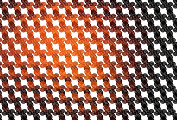 Light Orange vector template with lava shapes.