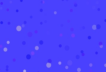 Light BLUE vector texture with colored snowflakes.