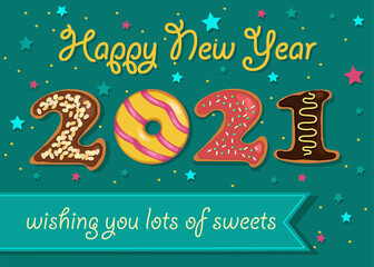 Donuts New Year 2021
