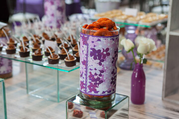 Decoraciones para recepciones o fiestas