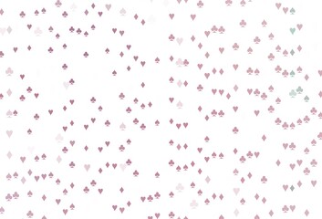 Light Pink vector layout with elements of cards.