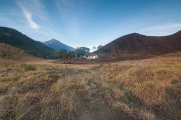 Landscape of the mountains