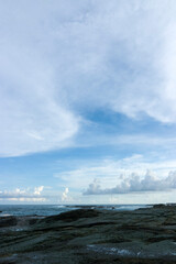 Tanjung Papuma Beach is a tourist destination in Jember district. A suitable place to enjoy sunrise and sunset in one area.