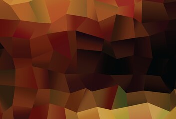 Dark Orange vector template with square style.