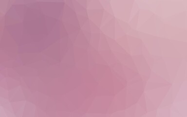 Fototapeta premium Light Pink vector triangle mosaic template.