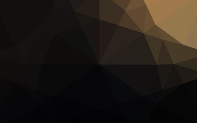 Dark Black vector blurry hexagon texture.