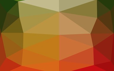 Obraz premium Light Green, Red vector blurry triangle pattern.