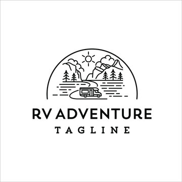 Rv adventure in the yellowstone national park