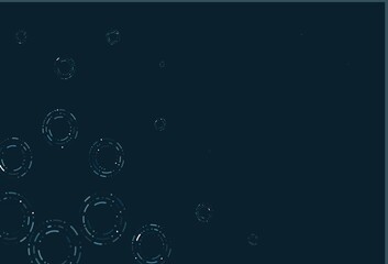 Light blue vector texture with disks.