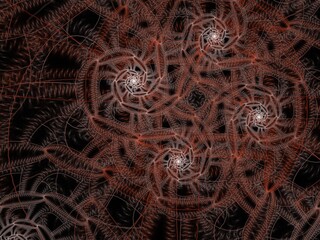 Imaginatory fractal background Image