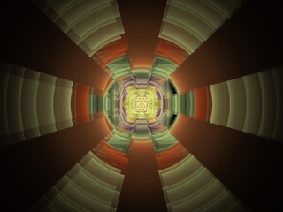 Imaginatory fractal background Image