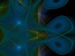 Imaginatory fractal background Image