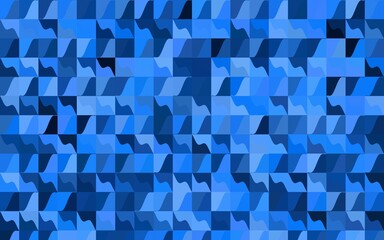 Light BLUE vector abstract polygonal template.