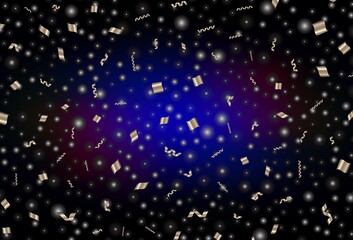 Dark Blue, Red vector layout in New Year style.